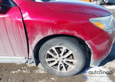 2015 Nissan Pathfinder Sl z USA, uszkodzony, nr VIN 5N1AR2MN5FC677639